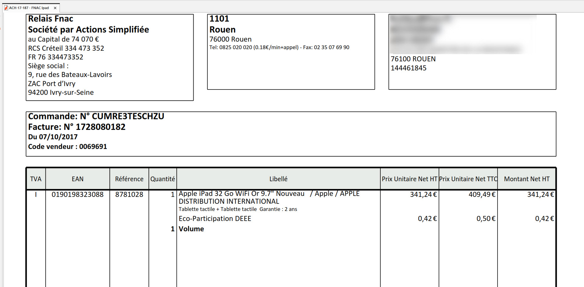 Bonjour tout le monde !